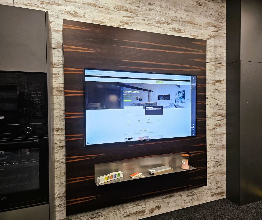 65 TV stěna dýha levně akce výprodej