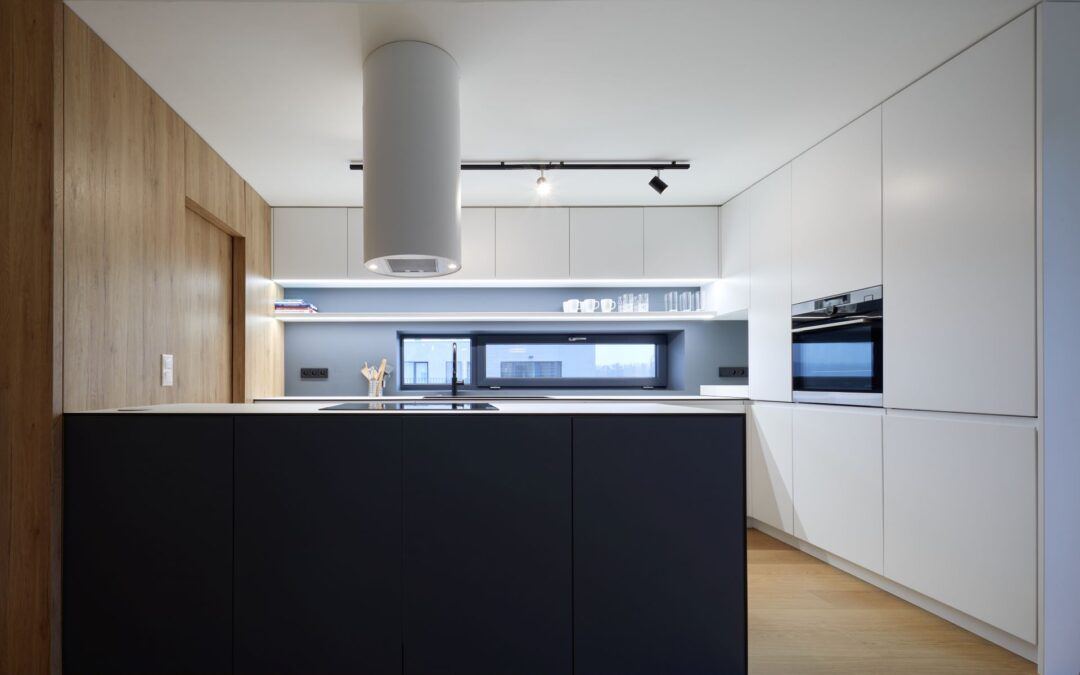 Obklad stěny napojený na kuchyň